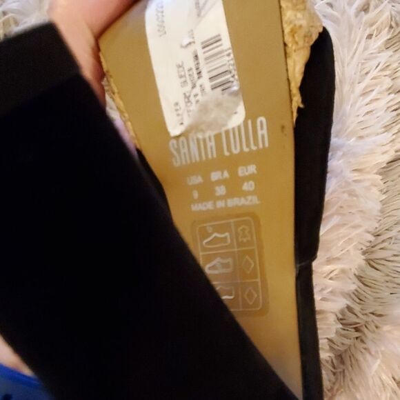 Gorgeous Santa Lolla platform suede heels - Picture 5 of 8